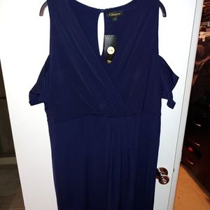 Knee length Blue dress